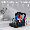 thumbnail image 5 of Hosaud Wireless Charger, 23W Fast Wireless Charging Station,3 in 1 Qi-Certified Charging Pad Stand for iWatch SE/6/5/4/3/2 Airpods 1/2/Pro iPhone 12/12 Pro/12 Pro Max/12 Mini/11/11 Pro/SE/8/X/XR, 5 of 5