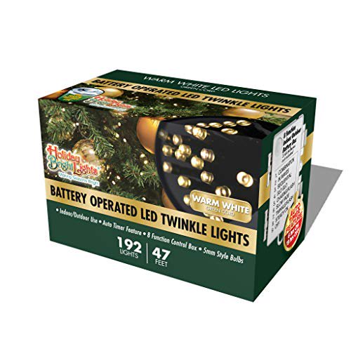 Holiday Bright Lights Christmas LED 192 Lights Twinkling Rice Light 47