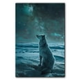 thumbnail image 3 of Starry Night Canvas Inspired Canaan Dog Pet Family Friend Peace Oil Painting Art Print Poster Wall Decor, 3 of 6