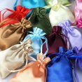 thumbnail image 5 of Efavormart 12PCS IVORY Satin Gift Bag Drawstring Pouch Wedding Favors Bridal Shower Candy Jewelry Bags - 3"x4", 5 of 11