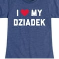 thumbnail image 3 of Instant Message - I Love My Dziadek - Toddler and Youth Girls Short Sleeve T-Shirt, 3 of 6