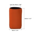 thumbnail image 2 of Uxcell Can Cooler Sleeves Insulated Collapsible Neoprene Covers 2.6mm Thick for 12 Oz Cans Bottle, Orange Pack of 6, 2 of 5
