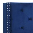 thumbnail image 5 of Grand lit avec clous décoratifs, bleu, 5 of 5