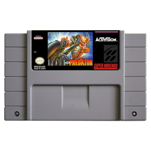 SNES Games Cartridge Alien vs Predator