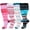 001, variant on 4 Pairs Plus Size Compression Socks For Women Men,20-30 MmHg Wide Calf Knee High Support Stockings For Circulation,Athletic,Nurse,Running