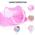 thumbnail image 2 of Cuna Moisés Plegable Portátil Mosquitero Bebe Colchon Pitipa JL107, 2 of 5