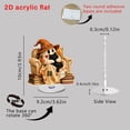 thumbnail image 3 of Halloween Ghost Decorations, 360 Degree Rotating 2D Ghost Figurine with Cute Desktop Design, Halloween Tabletop Ornament for Home Office Classroom Party Decor Spooky Holiday Display, 3 of 7