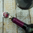 thumbnail image 3 of Christmas Holiday Santa Making His Rounds Wine Bottle Stopper, 3 of 9