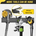 thumbnail image 3 of Garage Wall Organizer,15Pack Carries 675 lbs,Garden Tool Organizer 48in With Large Storage Space,Easy Assembly, Sturdy Design,for Efficient Organization | lbs, Easy Design,, 3 of 4
