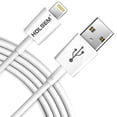 thumbnail image 1 of (Certifié MFi) HOLSEM Câble Lightning vers USB (3 Pi/1 m) (Blanc), 1 of 8