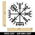 thumbnail image 2 of Viking Vegvisir Norse Protection Rune Self-Inking Rubber Stamp Ink Stamper - Black Ink - Mini 1/2 Inch, 2 of 7