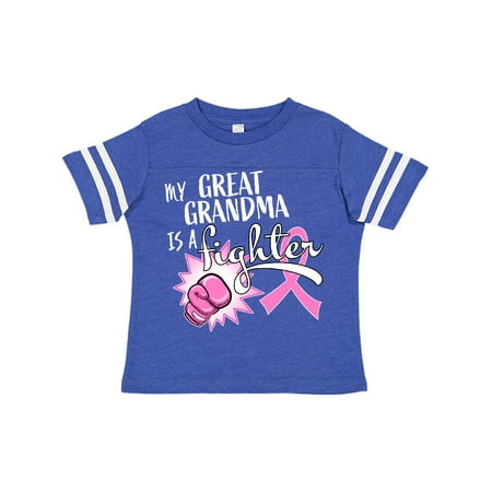 

Inktastic My Great Grandma is a Fighter- Breast Cancer Awareness Gift Toddler Boy or Toddler Girl T-Shirt