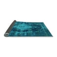 thumbnail image 2 of Ahgly Company Indoor Round Oriental Light Blue Industrial Area Rugs, 4' Round, 2 of 4