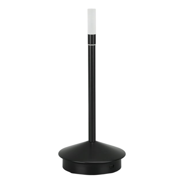 Cordless Table Lamp, Candle Shaped Home Decor Candle Lamp USB Type C LED 2000mAh Rechargeable Desk Lamp for Restaurant Dinner Table, Touch and Dimmable