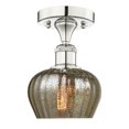 thumbnail image 3 of Innovations Lighting  Fenton - 1 Light 7" Semi-Flush Mount Mercury/Polished Nickel, 3 of 5