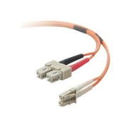 Belkin - Patch cable - TAA Compliant - LC/PC multi-mode (M) to SC/PC multi-mode (M) - 2 m - fiber optic - 62.5 / 125 micron - orange