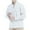 White, variant on Fengactive Men's Lace Up Shirts Casual Long Sleeve Mock Neck Solid Color Henley Blouse Drawstring Arm Banded Tops