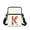 Letter K Santa Claus, variant on POLERO Black Cat Floral Starry Sky Crossbody Cell Phone Purse Polyester Crossbody Bags for Girls, Lightweight 2 Layers Crossbody Purse