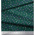 thumbnail image 2 of Soimoi Silk Fabric Texture & Triangle Geometric Print Fabric by The Yard 42 Inch Wide, 2 of 3