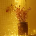 thumbnail image 4 of Solar Lights Outdoor Garden, 100 LED 10 Strand Copper Christmas Tree Lights , Waterproof Solar Waterfall Lights with 8 Modes for Patio Yards Pathway Tree Vines Lawn Holiday Party Decor ,Warm White, 4 of 8
