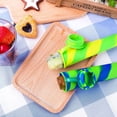 thumbnail image 3 of Hands DIY 6 Pcs Popsicles Molds Reusable Baby Ice Cream Molds Food-Grade Silicone Durable and Safe Popsicle Molds Multi-Colored Popcical Molds DIY Frozen Popsicle Maker with Lid, 3 of 6