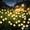 warm, variant on 4Pcs Outdoor solar lawn lights, garden lights, LED solar-powered firefly lights, ground plug-in lights, suitable for gardens, lawns, landscapes and festival lighting.