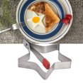thumbnail image 4 of Egg Ring, BPA Free Egg Mold High Hardness With Silicone Cover For Home For Restaurant, 4 of 8