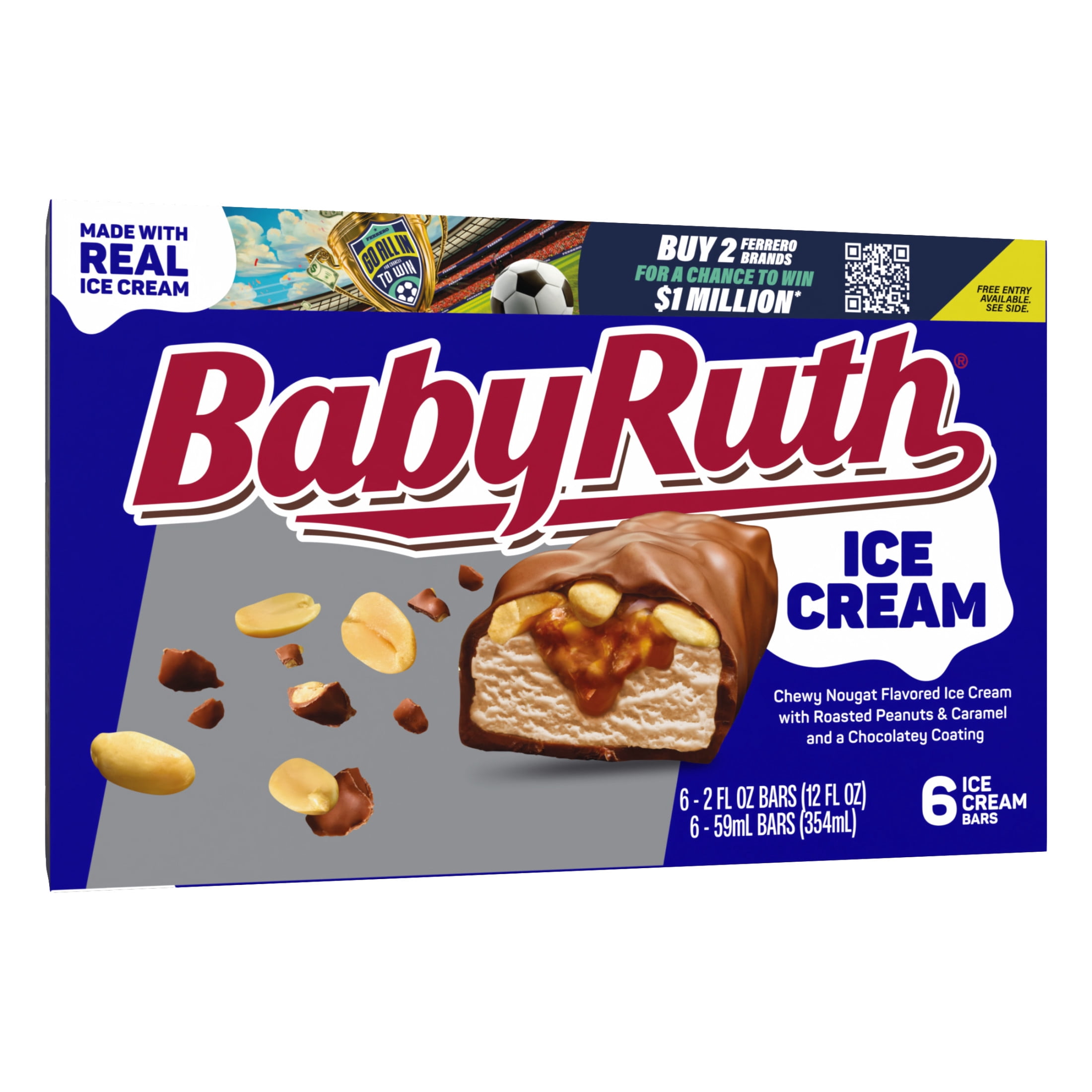 Baby Ruth Ice Cream Bars