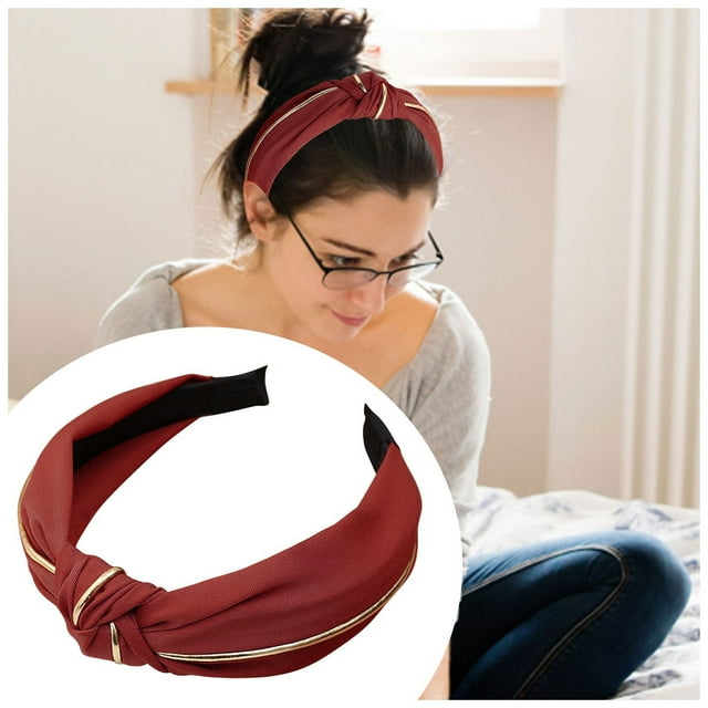 PEIXUN Ms. Hairband's Cloth In Phnom Penh Has A Simple Knot In Solid Color and A Wide Brimmed Headband for Washing Face