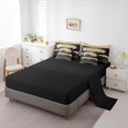 thumbnail image 4 of Feelyou American Football Twin Bedding Sets 7pcs for Kids Teens, New Orleans Print Bedding Comforter Set, Sport Theme Sheet Sets, Boys Room Decor, 4 of 7