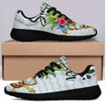 thumbnail image 3 of Funny Pineapple Hello Summer Shoes Sneakers Black Size 12, 3 of 7