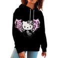 thumbnail image 1 of Sudadera con capucha con estampado de dibujos animados de Hello Kitty de Sanrio, moda Y2K, nueva sudadera informal de gran tamaño estilo Harajuku para mujer, top de primavera Kawaii para mujer, 1 of 1