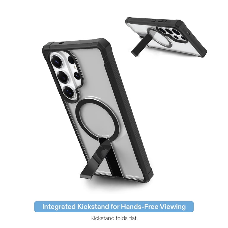 onn Samsung Galaxy S26 Ultra Magnetic Case with Kickstand photo 2