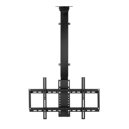 Motorized Ceiling TV Mount 32-55 Inch  Electric Adjustable TV Bracket Remote Control Max VESA 600x400 120lbs Capacity Drop Down for Home & Office