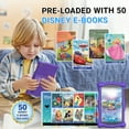 thumbnail image 6 of Contixo 7" Kids Tablet Bundle with Disney eBooks, Tablet for Kids with Headphones, Stylus, Protective Case, Android 11, Parental Controls, 32GB, Purple, 6 of 7