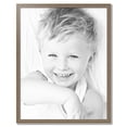 thumbnail image 2 of ArtToFrames 32" x 41" Aged White Gold Picture Frame, 32x41 inch Silver Wood Poster Frame (WOM-2036),  Pack, 2 of 7