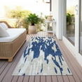 thumbnail image 6 of Addison Rugs Chantille Indoor/Outdoor Transitional Abstract Navy Washable Runner Rug, 2'3" x 7'6", 6 of 6