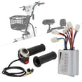 thumbnail image 4 of Kit De Controlador Eléctrico, Kit Universal De Controlador De Cepillo, 478g Profesional Para Scooter Eléctrico Eléctrico Con Pantalla LCD Triciclo Eléctrico ZAQW Controller Throttle Handle Kit, 4 of 8