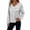 White, variant on UQJfacai Sequin Tops for Women V Neck Lantern Long Sleeve Shirts Dressy Sparkly Blouse Glitter Evening Party Concert Outfits