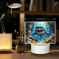thumbnail image 6 of Haiem Colorful Underwater Shark Pattern Acrylic Night Light Gift with 3 Color ModesTouch-Sensitive LED Lamp Perfect Gift for Mother's Day, Birthday, or Christmas, 6 of 9