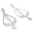 thumbnail image 2 of Large Rhinestone Drop Earrings, 2 of 2