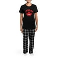 thumbnail image 4 of CafePress - Canada Eh? Pajamas - Women's Short Sleeve Print T-Shirt and Pants Dark Cotton Pajama Set, 4 of 7