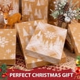 thumbnail image 5 of Ayieyill Christmas Holiday Gift Boxes, 12 Pack Foldable Kraft Paper Gift Boxes,Large & Medium Size for Presents, Christmas Holiday Gift Wrapping, 5 of 8