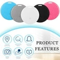 thumbnail image 1 of Lindbes 3 Pcs Localisateur de Clés GPS Portable Intelligent pour iOS/Android Mini Tracker Anti-Perte Bluetooth pour Enfants Téléphone Voiture Portefeuille Bagage Animal Noir, 1 of 7