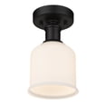 thumbnail image 6 of 733F1-MB-Z-Lite-Bryant - 1 Light Flush Mount In Industrial Style-9.5 Inches Tall and 5.5 Inches Wide-Matte Black Finish-Matte Opal Glass Color, 6 of 7