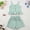 0317-1o-Green, variant on Toddler Girl Clothes Summer Toddler Girls Summer Clothes 2 Piece Cute Bow Ruffle Tank Shorts Set Casual Kids Girls Outfits Set Size 4-8Y