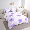 thumbnail image 3 of Castle Fairy Cartoon Flower Bedding Comforter Set,Kawaii Cute Blossom Queen Bedding Sets, 3 of 8