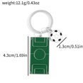 thumbnail image 4 of Llavero de campo de fútbol y balón de fútbol de aleación de zinc, 4 of 4