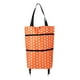 thumbnail image 2 of Carrito de Compras Plegable con Bolsa Expandible con Cremallera, Tela Suave, Ruedas Plegables, Carrito Reutilizable para Compras, Viajes y Actividades Al Aire Libre., 2 of 5