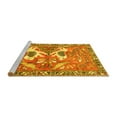 thumbnail image 2 of Ahgly Company Machine Washable Indoor Rectangle Persian Yellow Traditional Area Rugs, 2' x 5', 2 of 4